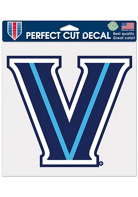 Villanova Wildcats 8x8 Color Auto Decal - Blue