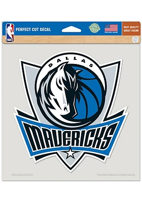 Dallas Mavericks 8x8 Color Auto Decal - Blue