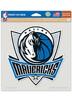 Dallas Mavericks 8x8 Color Auto Decal - Blue