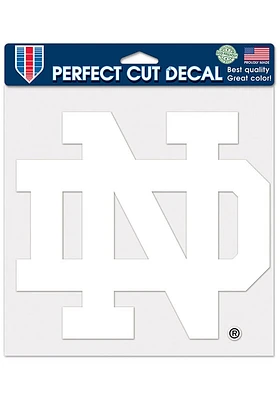 Notre Dame Fighting Irish 8x8 Auto Decal