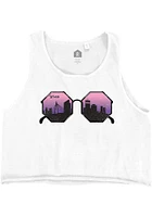 Rally Wichita Womens White Sunglasses Tank Top