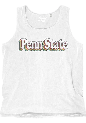 Penn State Nittany Lions Womens White Ringspun Tank Top