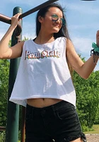 Penn State Nittany Lions Womens White Ringspun Tank Top