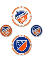 FC Cincinnati 4-Pack Set Golf Ball Marker