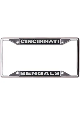 Cincinnati Bengals Black and Silver License Frame