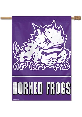 TCU Horned Frogs Team Name Banner - Purple