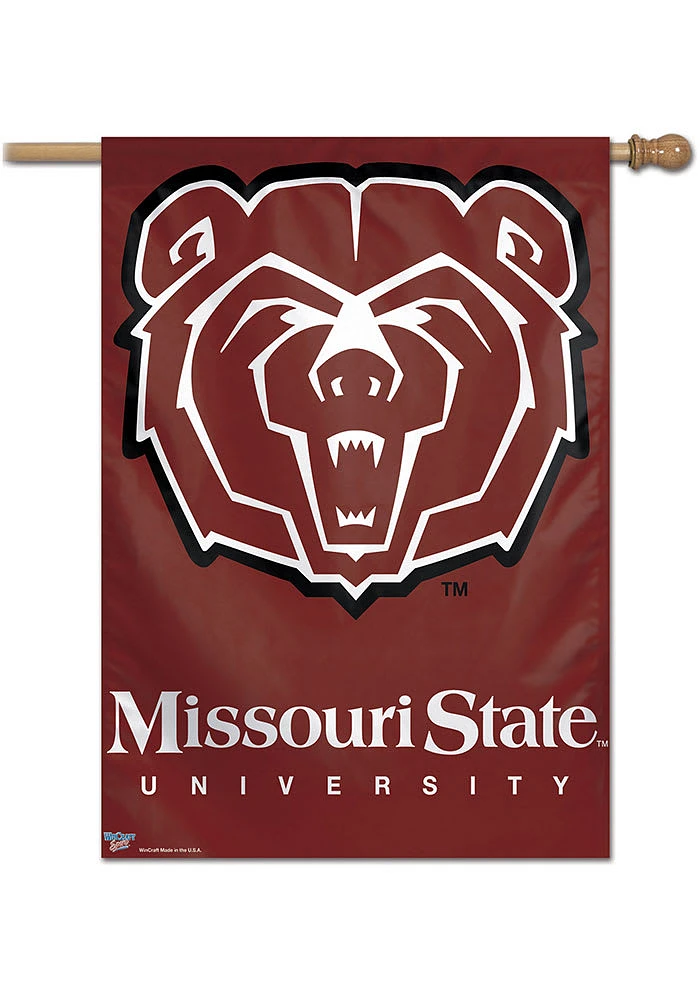 Missouri State Bears Team Name Banner - Maroon