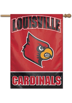 Louisville Cardinals Team Name Banner - Red