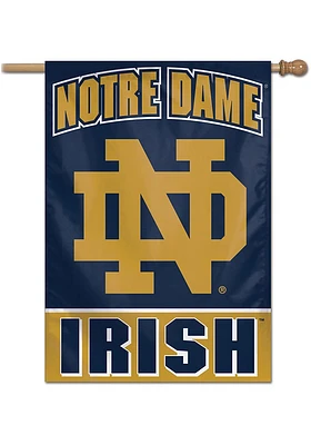 Notre Dame Fighting Irish Team Name Banner - Gold