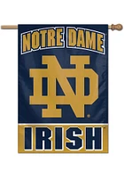 Notre Dame Fighting Irish Team Name Banner - Gold