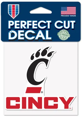 Cincinnati Bearcats 4x4 Auto Decal