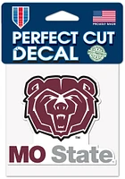Missouri State Bears 4x4 Graphic Auto Decal - Maroon