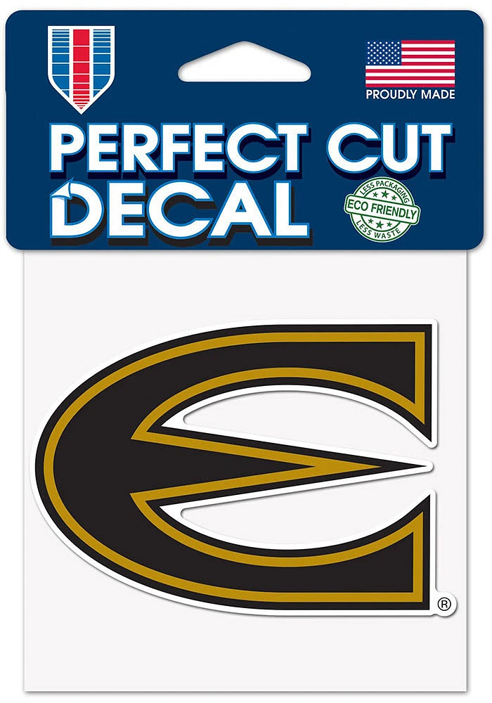 Emporia State Hornets 4x4 Auto Decal - Black