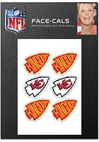 Kansas City Chiefs Kingdom Face Decal Tattoo