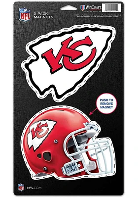Kansas City Chiefs 2pk Die Cut Magnet