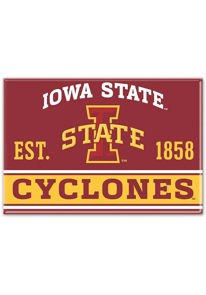 Iowa State Cyclones 2x3 Magnet