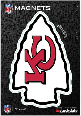 Kansas City Chiefs Arrowhead 3x5 Die Cut Magnet