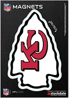 Kansas City Chiefs Arrowhead 3x5 Die Cut Magnet