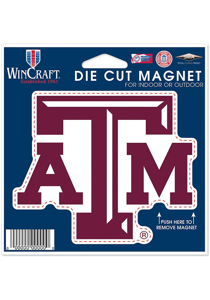 Texas A&M Aggies 4.5x6 die cut Magnet