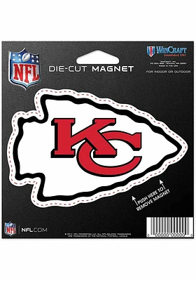 Kansas City Chiefs 4.5x6 die cut Magnet