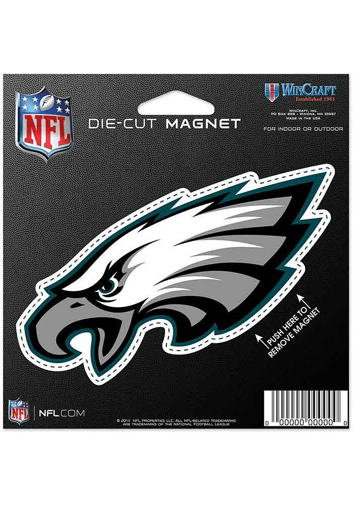 Philadelphia Eagles 4.5x6 die cut Magnet