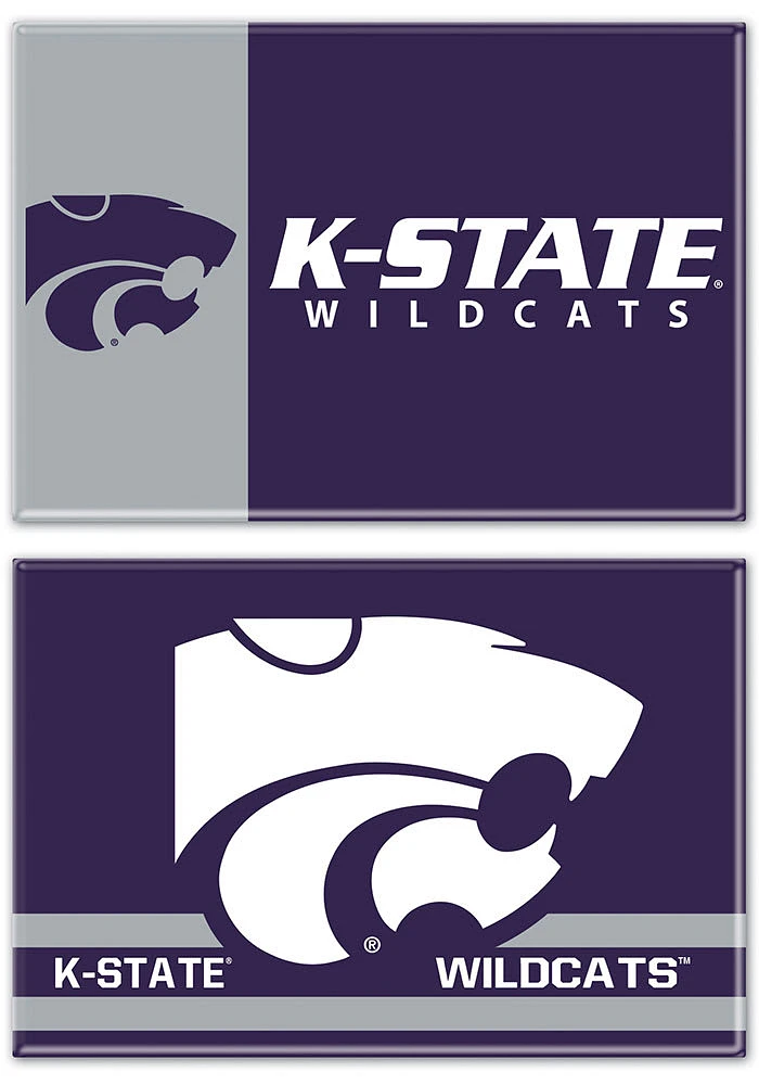 K-State Wildcats 2pk 2x3 Magnet