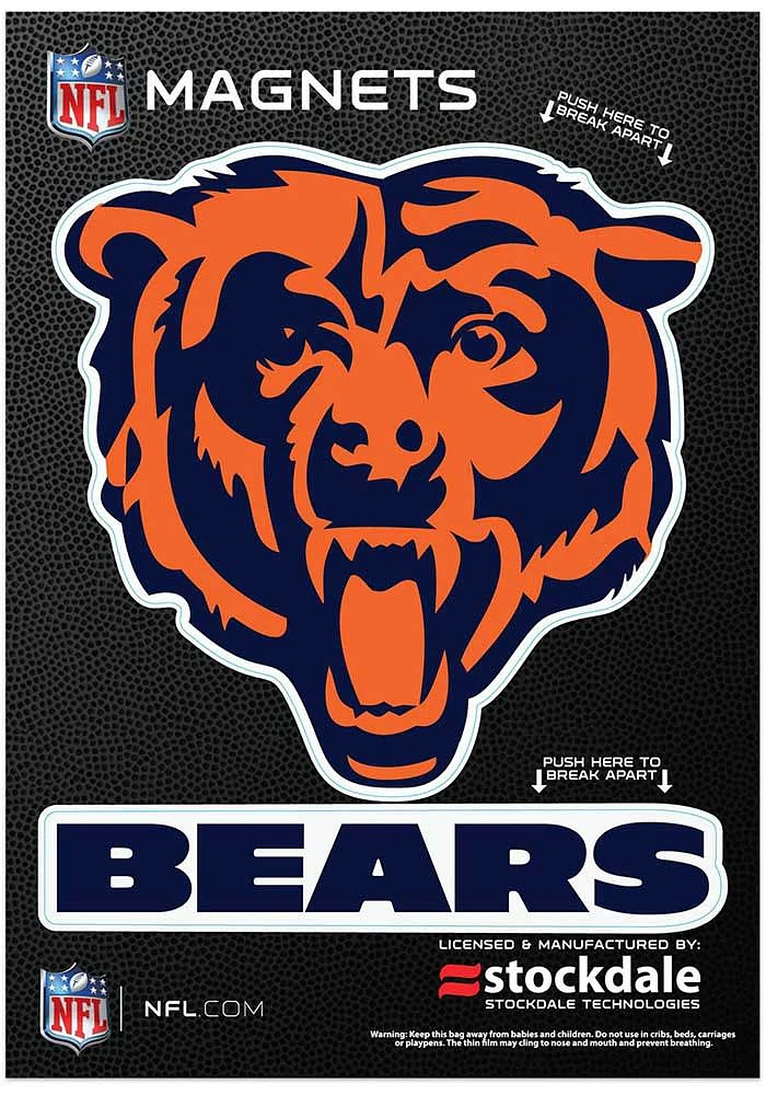 Chicago Bears 5x7 Car Magnet - Navy Blue