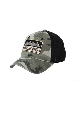 Kansas City 2T Bridge University Adjustable Hat - Green
