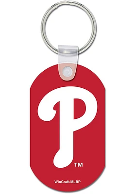 Philadelphia Phillies Aluminum Keychain - Red