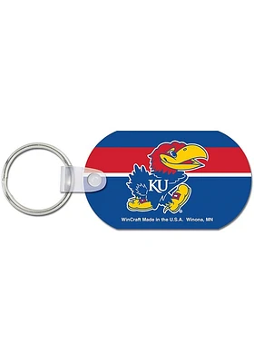 Kansas Jayhawks Aluminum Keychain - Blue