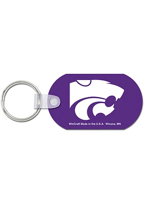 K-State Wildcats Aluminum Keychain - Purple