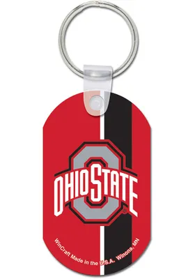Ohio State Buckeyes Aluminum Keychain - Red