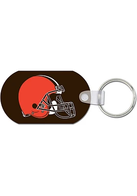 Cleveland Browns Aluminum Keychain - Brown