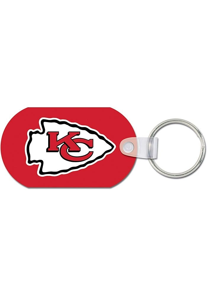 Kansas City Chiefs Aluminum Keychain - Red