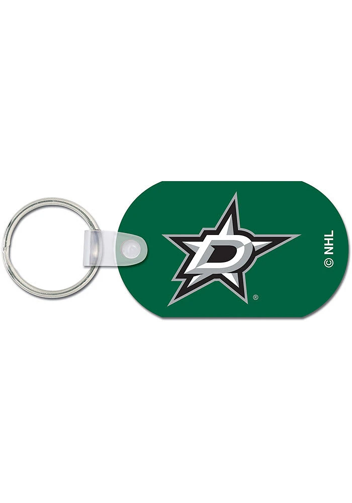Dallas Stars Aluminum Keychain - Green