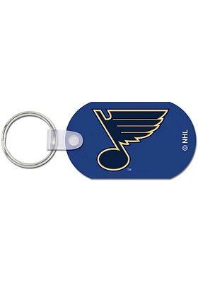 St Louis Blues Aluminum Keychain - Blue