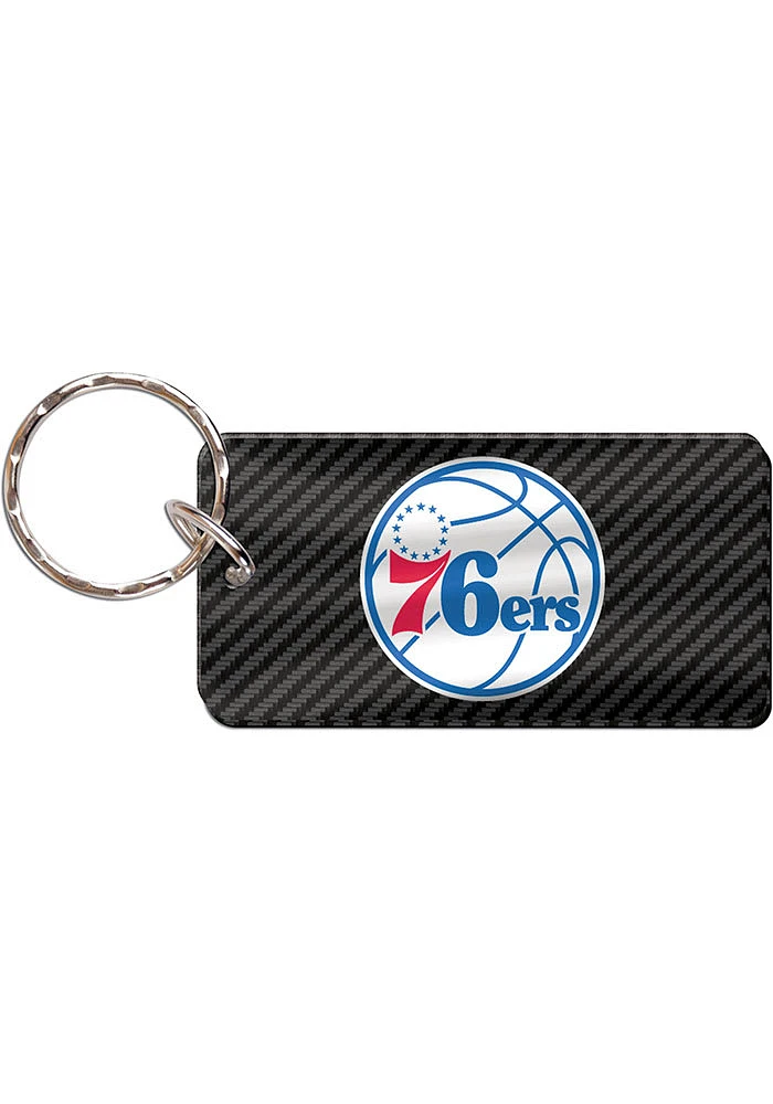 Philadelphia 76ers Carbon Keychain - Grey