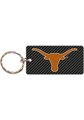 Texas Longhorns Carbon Keychain - Grey