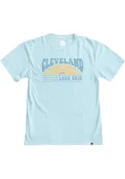 Cleveland Women's Powder Blue Lake Erie Sun Short Sleeve T-Shirt