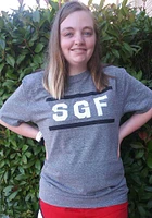 Rally Springfield Grey SGF Block Short Sleeve Fashion T Shirt