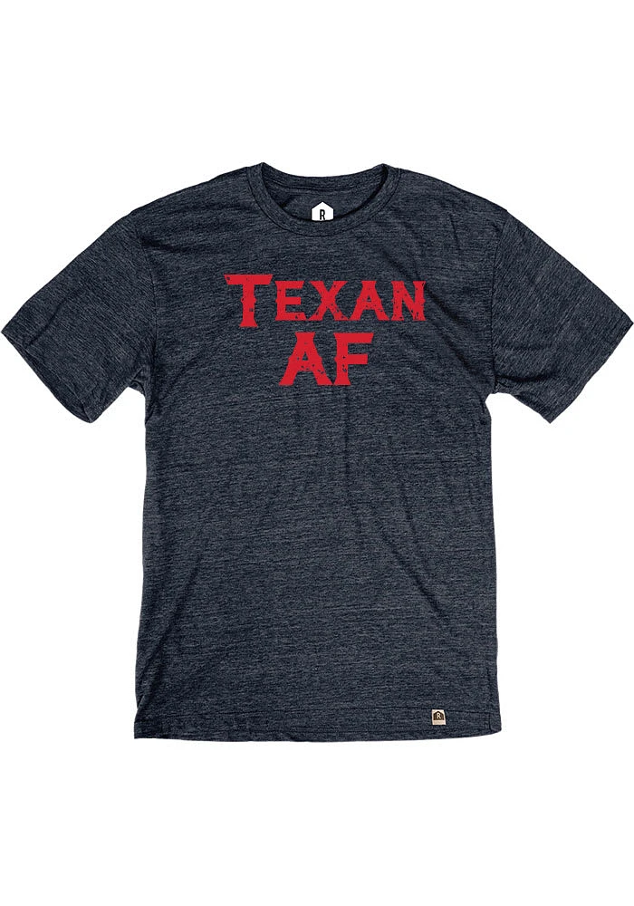 Rally Texas Navy Blue AF Short Sleeve Fashion T Shirt