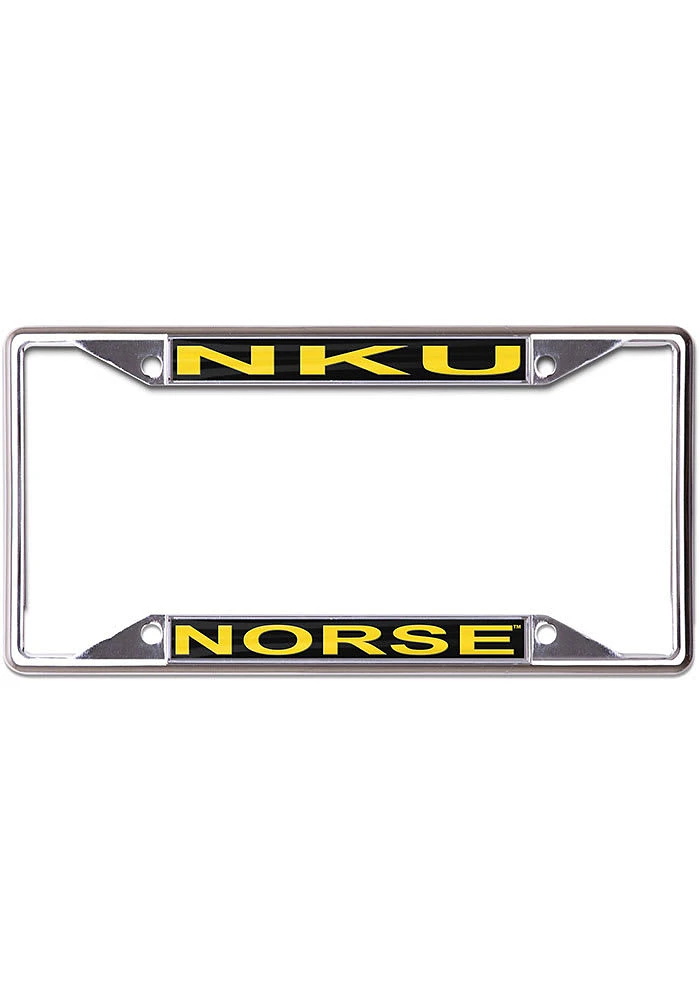 Northern Kentucky Norse Metallic Inlaid License Frame