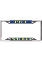 Pitt Panthers Metallic Inlaid License Plate Frame - Blue