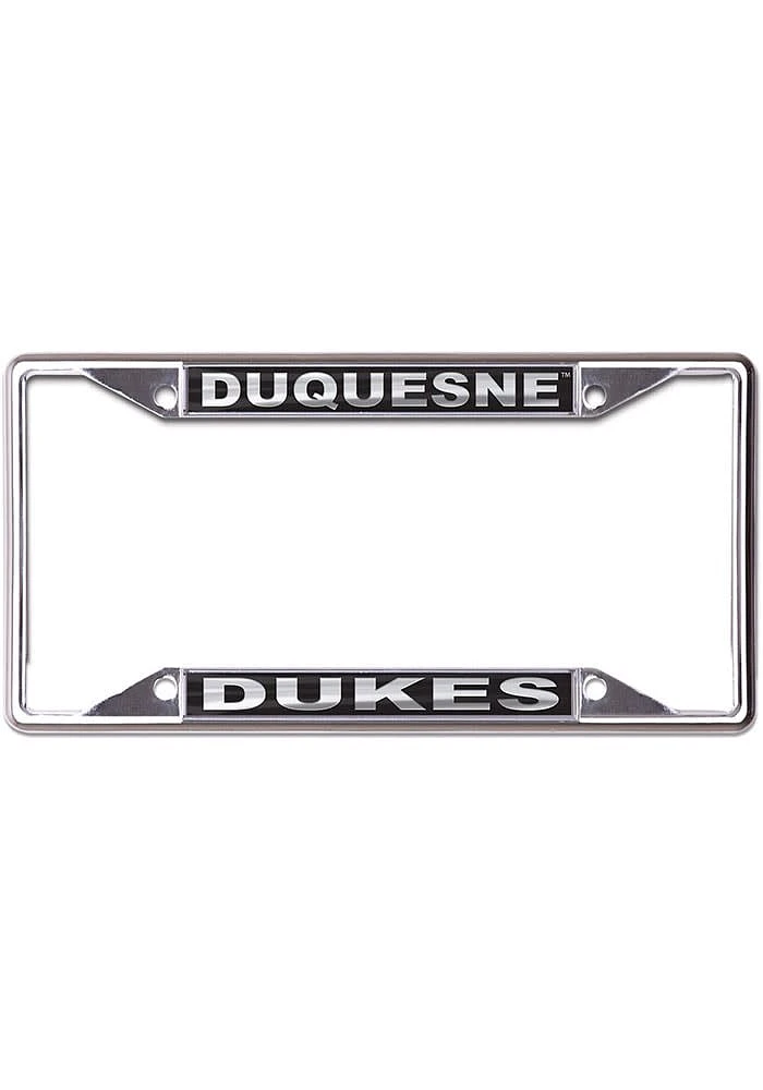 Duquesne Dukes Black and Silver License Frame