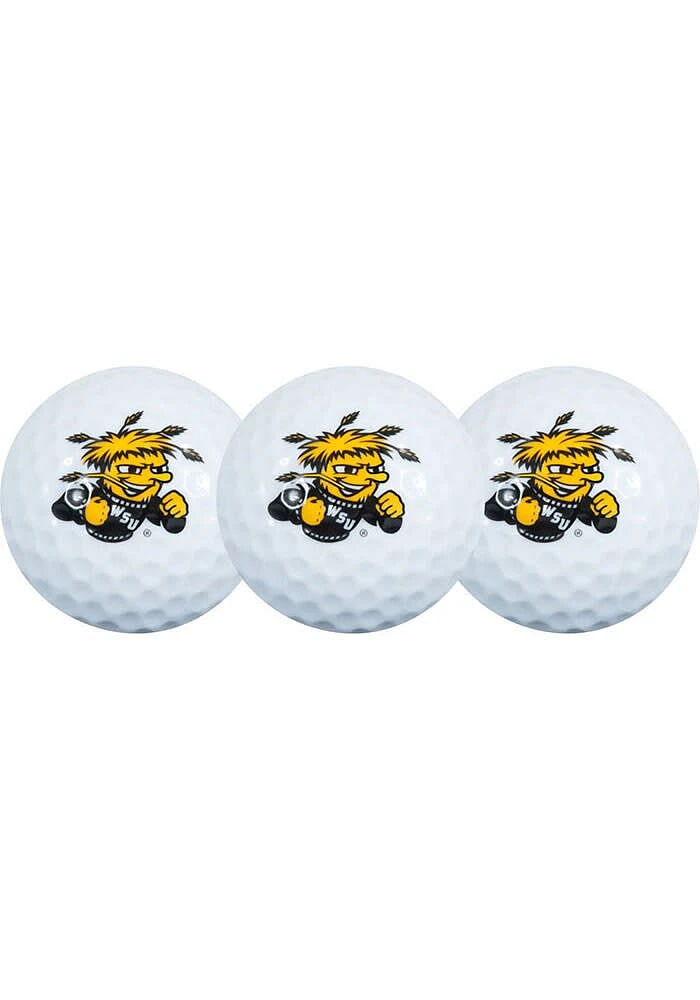 Wichita State Shockers 3 Pack Golf Balls
