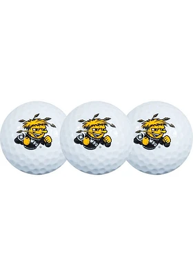 Wichita State Shockers 3 Pack Golf Balls
