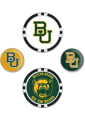 Baylor Bears 4-Pack Set Golf Ball Marker
