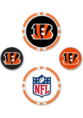 Cincinnati Bengals 4-Pack Set Golf Ball Marker