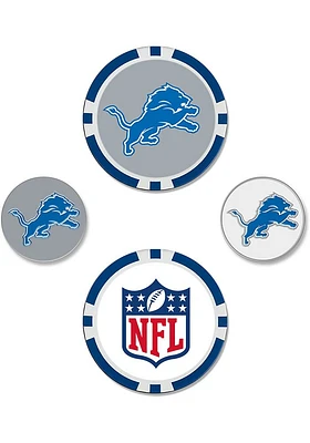 Detroit Lions 4-Pack Set Golf Ball Marker
