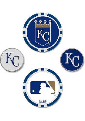 Kansas City Royals 4-Pack Set Golf Ball Marker